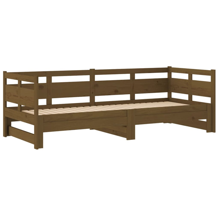 Dormeuse Estraibile Ambra Legno Massello di Pino 2x(80x200)cm 820320