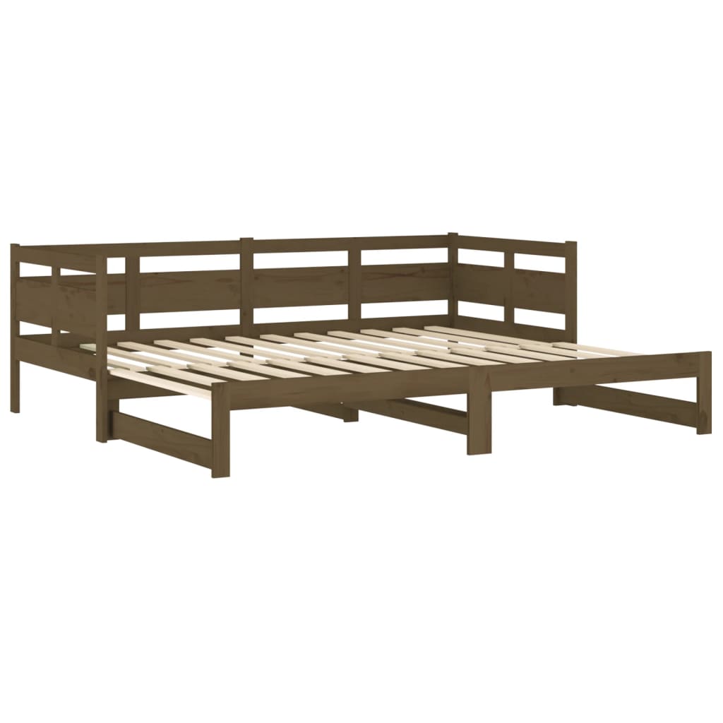 Dormeuse Estraibile Ambra Legno Massello di Pino 2x(80x200)cm 820320