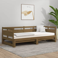 Dormeuse Estraibile Ambra Legno Massello di Pino 2x(80x200)cm 820320