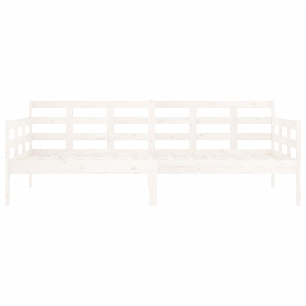 Dormeuse Bianca in Legno Massello di Pino 90x190 cm 820368