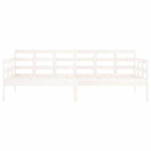 Dormeuse Bianca in Legno Massello di Pino 90x190 cm 820368