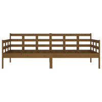 Dormeuse Marrone Ambra in Legno Massello di Pino 90x190 cm 820370