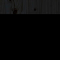 Dormeuse Nera in Legno Massello di Pino 90x190 cm 820371