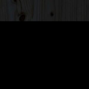 Dormeuse Nera in Legno Massello di Pino 90x190 cm 820371