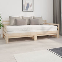 Dormeuse Estraibile Legno Massello Pino 2x(90x200) cm 820372