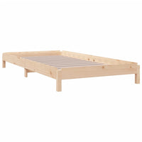 Letto Impilabile 75x190 cm in Legno Massello di Pino 820407