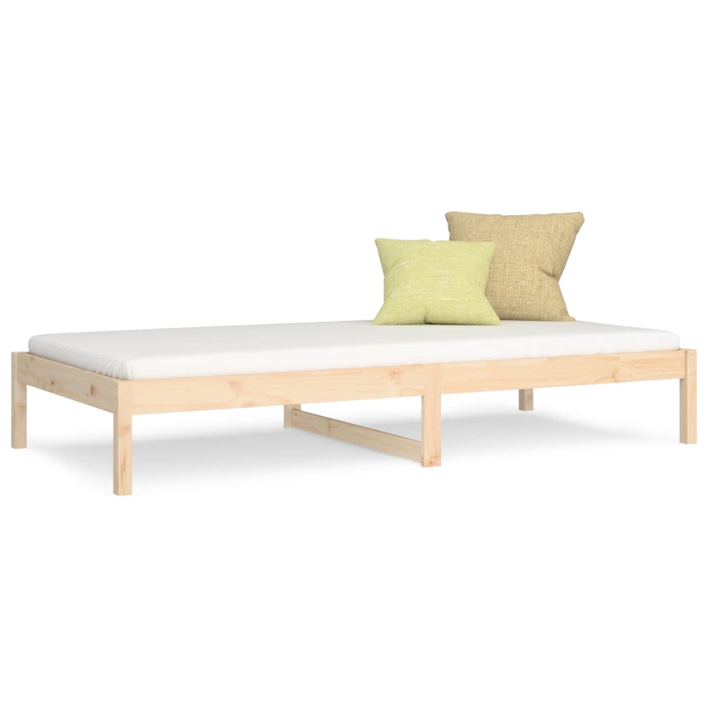 Dormeuse senza Materasso-Divano Letto-Struttura Letto 90x200 cm in Legno Massello di Pino 385344