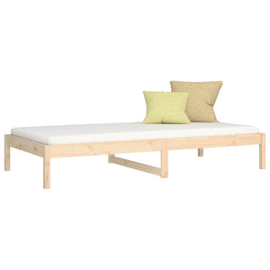Dormeuse 90x200 cm in Legno Massello di Pino cod mxl 60473