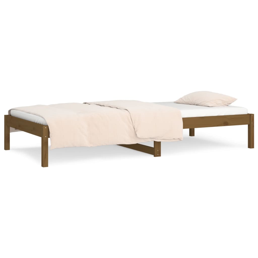 Divano Letto senza Materasso Ambra 90x200cm Legno di Pino 820415
