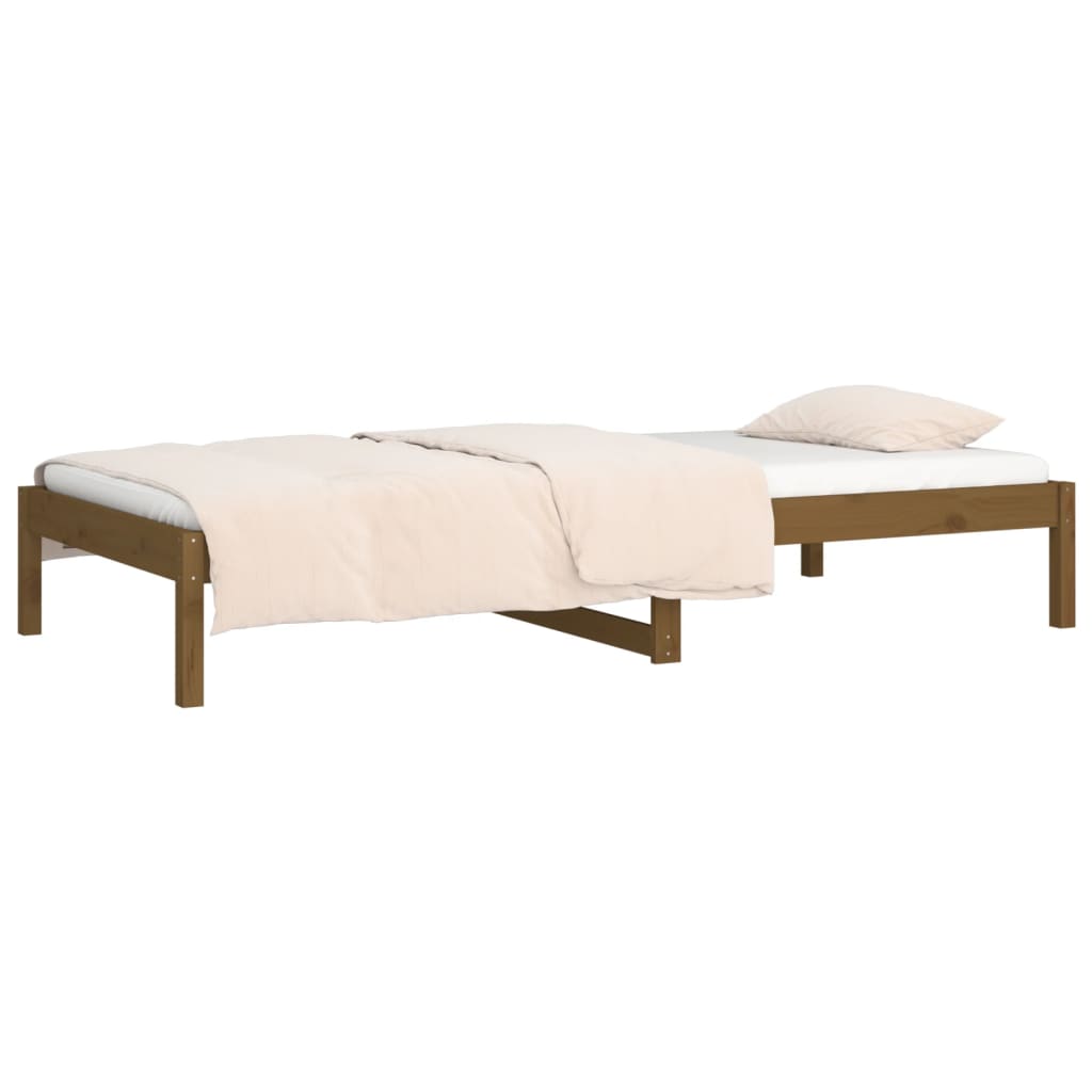 Divano Letto senza Materasso Ambra 90x200cm Legno di Pino 820415