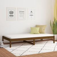 Divano Letto senza Materasso Ambra 90x200cm Legno di Pino 820415