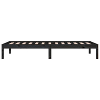 Dormeuse Nera 90x200 cm in Legno Massello di Pino 820416