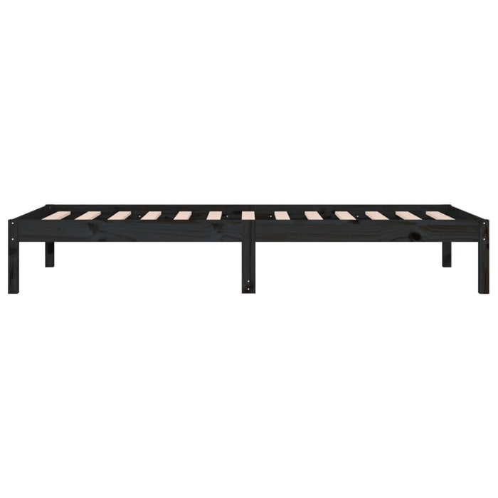 Dormeuse Nera 90x200 cm in Legno Massello di Pino 820416