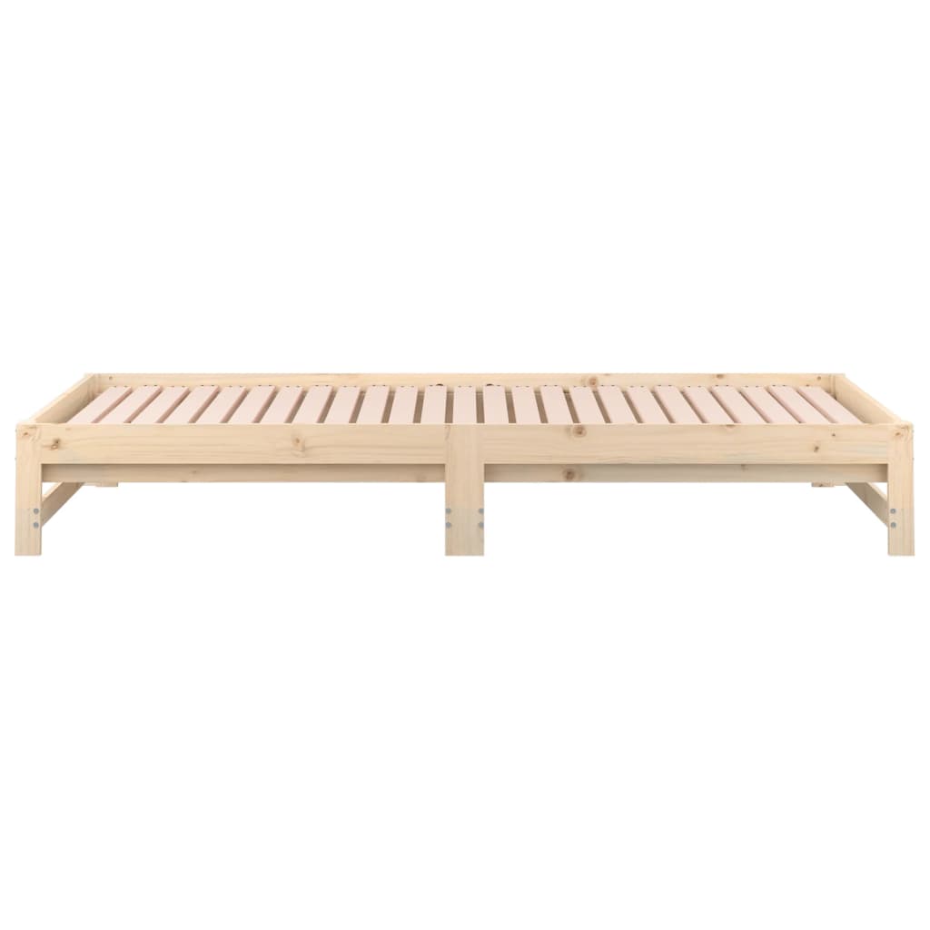 Dormeuse Estraibile 2x(90x200) cm Legno Massello di Pino 820427