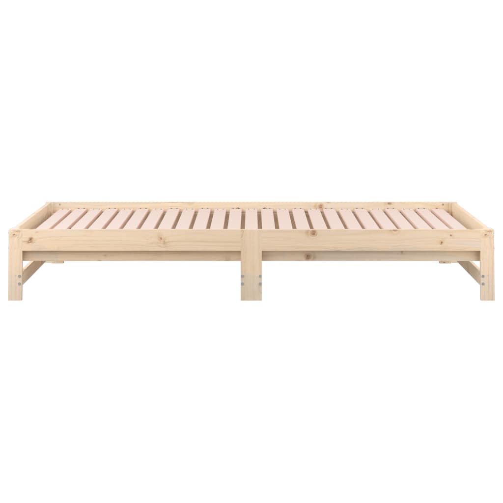 Dormeuse Estraibile 2x(90x190) cm Legno Massello di Pino 820437