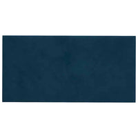 Pannelli Murali 12 pz Blu 60x30 cm in Velluto 2,16 m² 343862