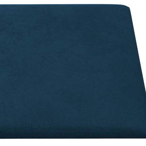 Pannelli Murali 12 pz Blu 60x30 cm in Velluto 2,16 m² 343862