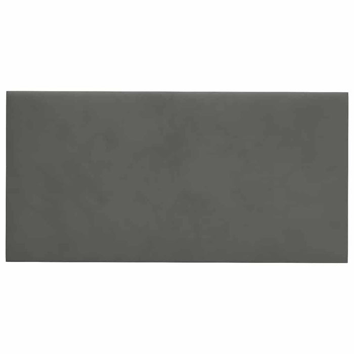 Pannelli Murali 12 pz Grigio Scuro 60x30 cm in Velluto 2,16 m² 343864