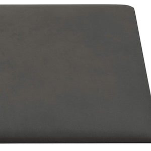 Pannelli Murali 12 pz Grigio Scuro 60x30 cm in Velluto 2,16 m² 343864