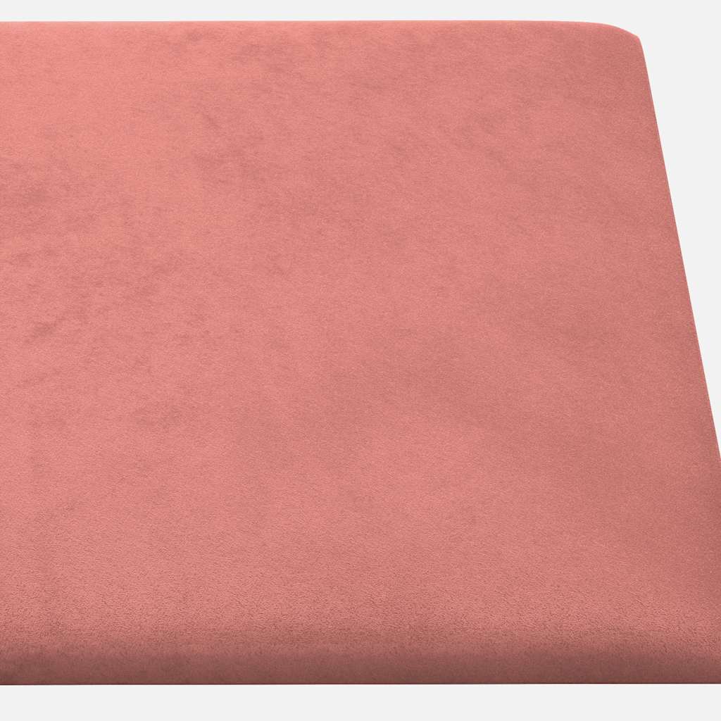 Pannelli Murali 12 pz Rosa 60x30 cm in Velluto 2,16 mÂ² cod mxl 27964