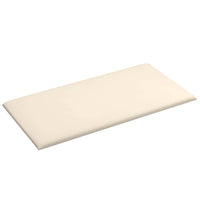 Pannelli Murali 12 pz Crema 60x30 cm Velluto 2,16 m²