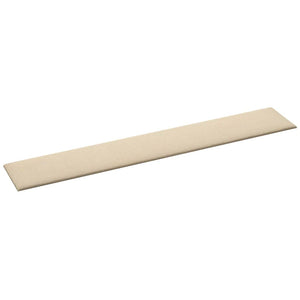 Pannelli Murali 12 pz Crema 90x15 cm Tessuto 1,62 m² 343872
