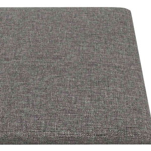 Pannelli Murali 12 pz Grigio Chiaro 90x15 cm Tessuto 1,62 mÂ² cod mxl 20112