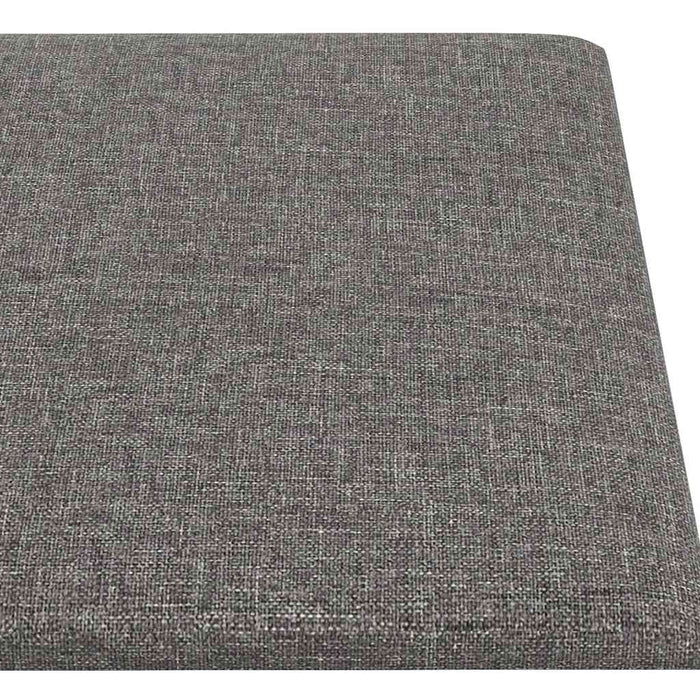 Pannelli Murali 12 pz Grigio Chiaro 90x15 cm Tessuto 1,62 mÂ² cod mxl 20112
