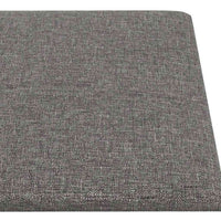 Pannelli Murali 12 pz Grigio Chiaro 90x15 cm Tessuto 1,62 m² 343873