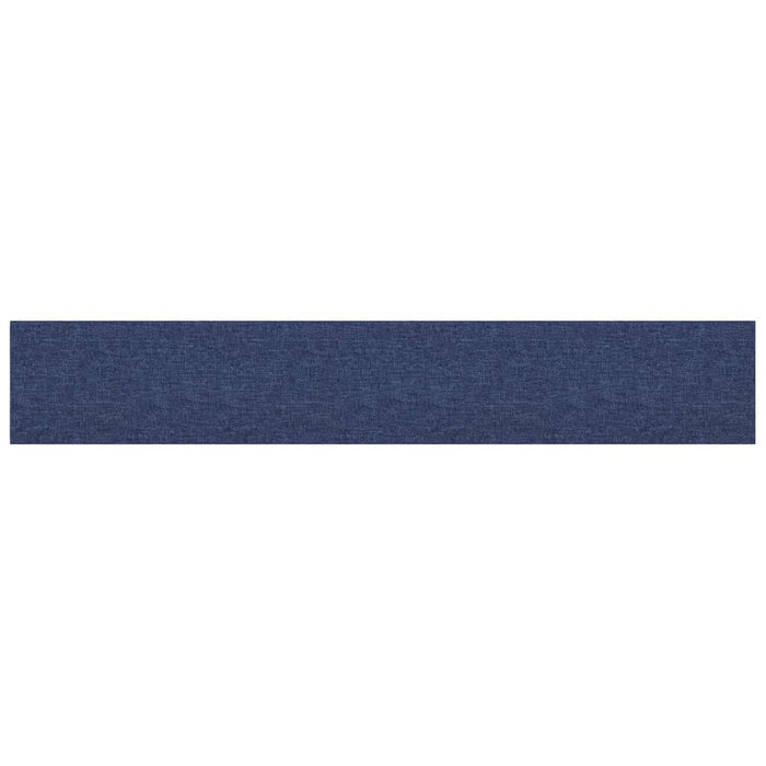 Pannelli Murali 12 pz Blu 90x15 cm Tessuto 1,62 m² 343882