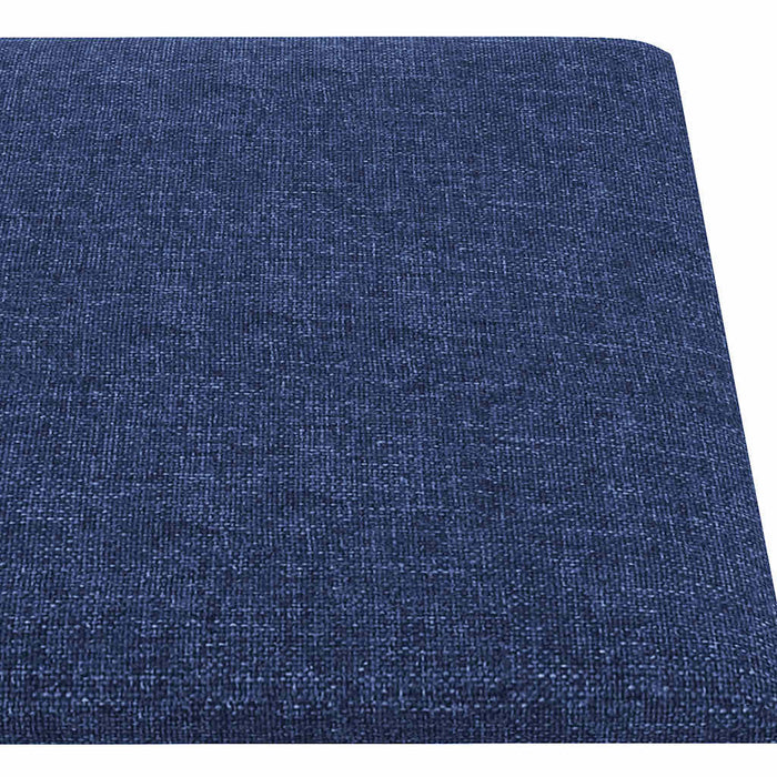 Pannelli Murali 12 pz Blu 90x15 cm Tessuto 1,62 mÂ² cod mxl 16743