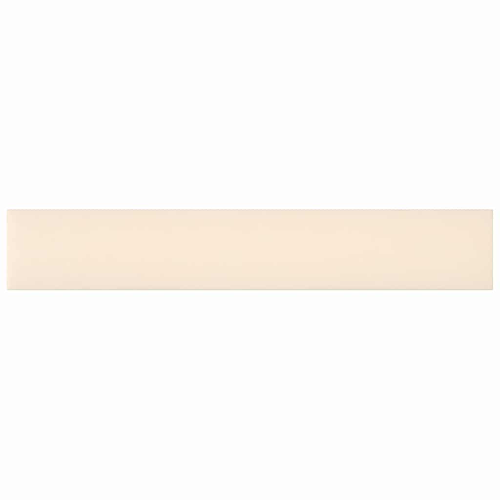 Pannelli Murali 12 pz Crema 90x15 cm Velluto 1,62 m²