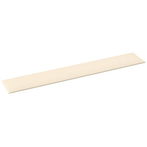 Pannelli Murali 12 pz Crema 90x15 cm Velluto 1,62 m²