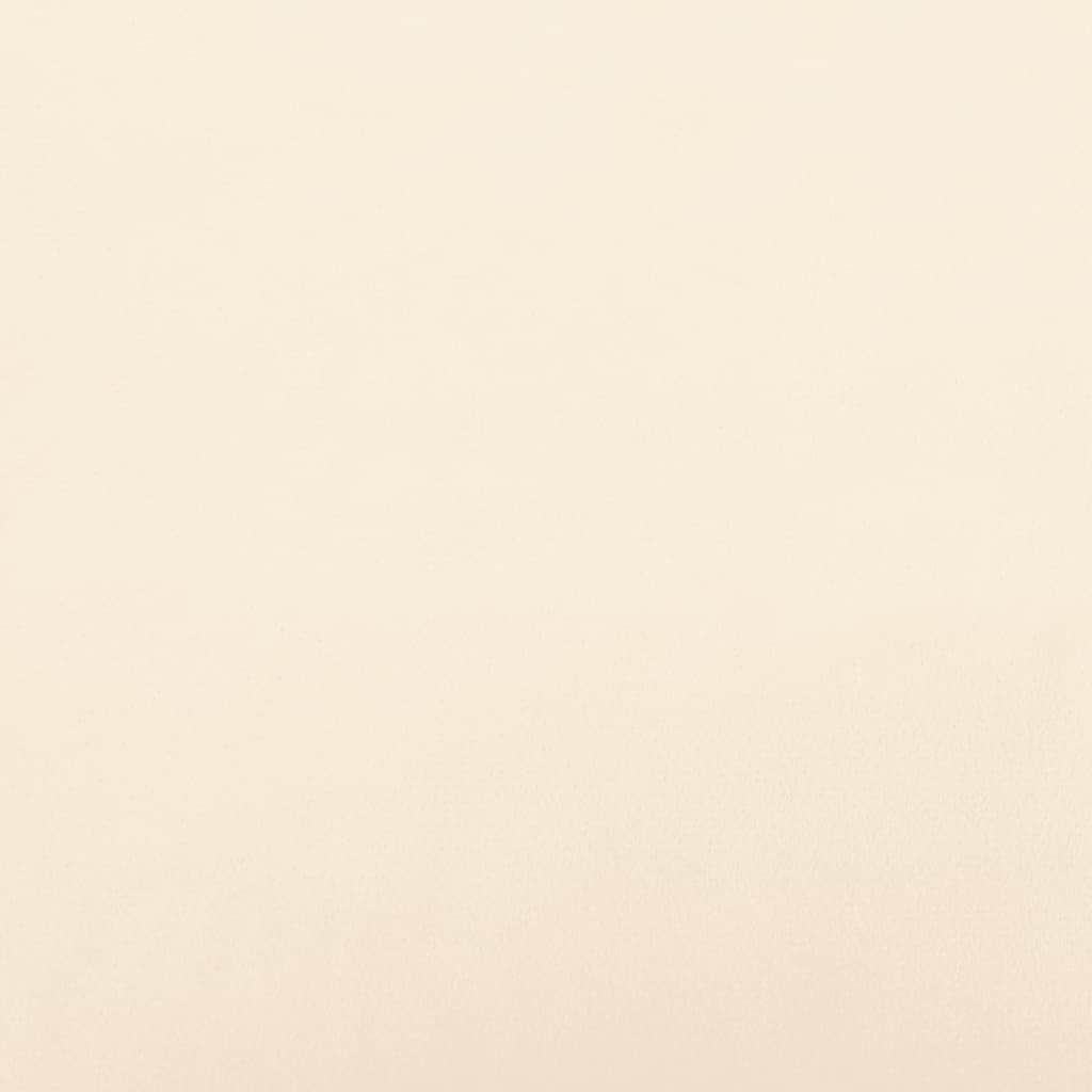 Pannelli Murali 12 pz Crema 90x15 cm Velluto 1,62 m² 343899