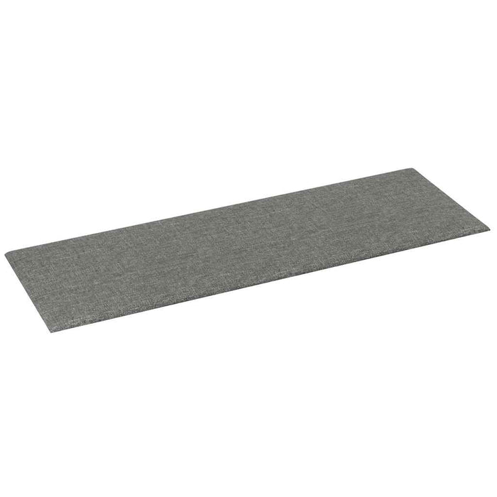 Pannelli Murali 12 pz Grigio Chiaro 90x30 cm Tessuto 3,24 m² 343901
