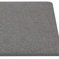 Pannelli Murali 12 pz Grigio Chiaro 90x30 cm Tessuto 3,24 mÂ² cod mxl 12413