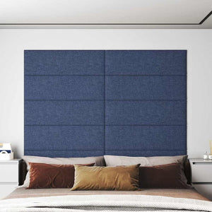 Pannelli Murali 12 pz Blu 90x30 cm in Tessuto 3,24 mÂ² cod mxl 25864