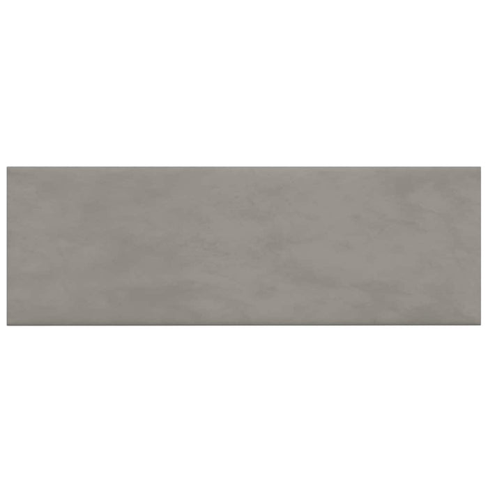 Pannelli Murali 12 pz Grigio Chiaro 90x30 cm Velluto 3,24 m²