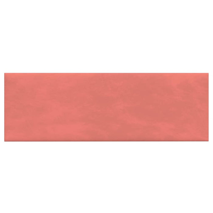 Pannelli Murali 12 pz Rosa 90x30 cm Velluto 3,24 mÂ²