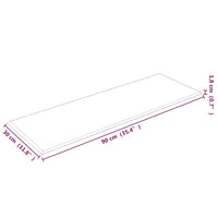 Pannelli Murali 12 pz Rosa 90x30 cm Velluto 3,24 m² 343922