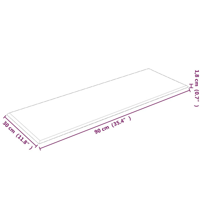 Pannelli Murali 12 pz Rosa 90x30 cm Velluto 3,24 m² 343922