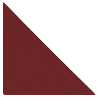 Pannelli Murali 12 pz Rosso Vino 30x30 cm Tessuto 0,54 mÂ²