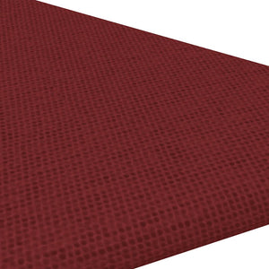 Pannelli Murali 12 pz Rosso Vino 30x30 cm Tessuto 0,54 mÂ²