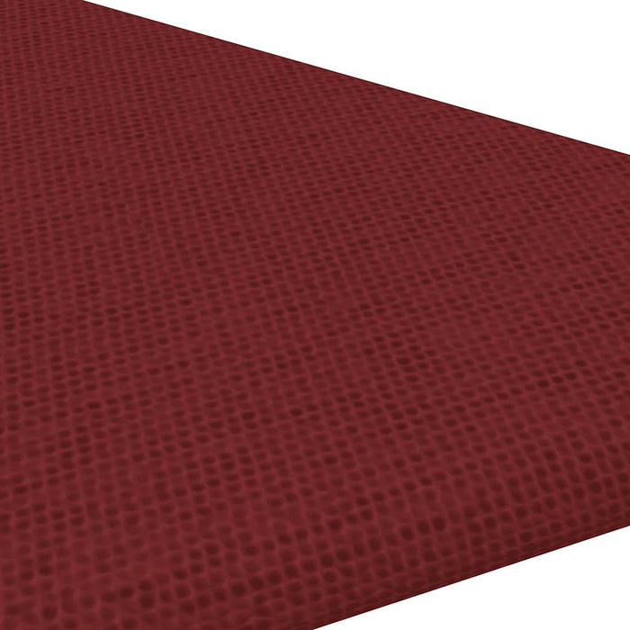 Pannelli Murali 12 pz Rosso Vino 30x30 cm Tessuto 0,54 mÂ²
