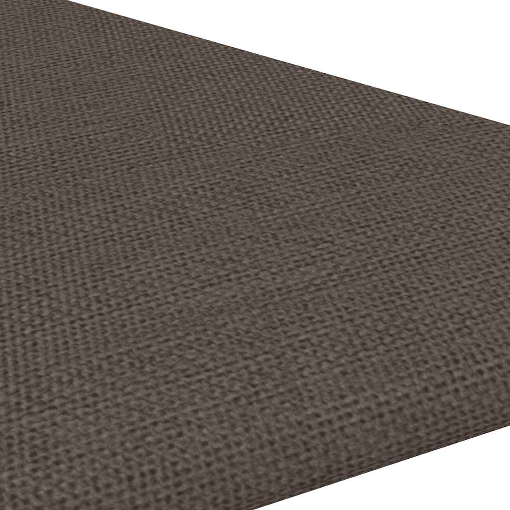 Pannelli Murali 12 pz Tortora 30x30 cm Tessuto 0,54 m² 343935