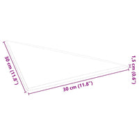 Pannelli Murali 12 pz Tortora 30x30 cm Tessuto 0,54 m² 343935
