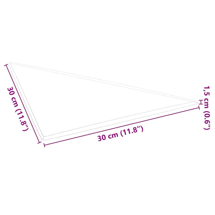 Pannelli Murali 12 pz Tortora 30x30 cm Tessuto 0,54 m² 343935