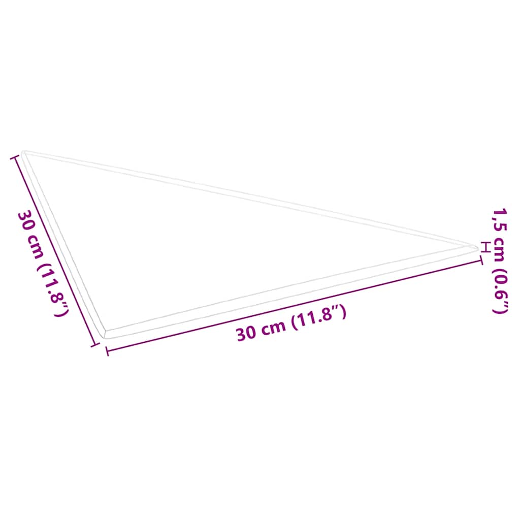 Pannelli Murali 12 pz Blu 30x30 cm in Velluto 0,54 m² 343946