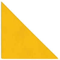Pannelli Murali 12 pz Gialli 30x30 cm Velluto 0,54 m² 343953