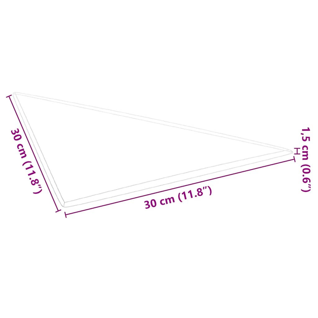 Pannelli Murali 12 pz Gialli 30x30 cm Velluto 0,54 m² 343953